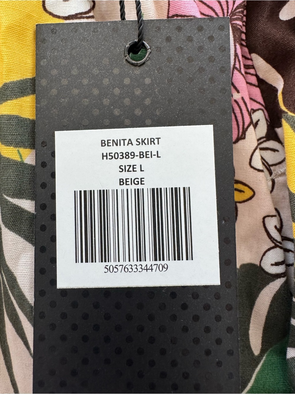 New! Hell Bunny BENITA Swing flare Retro skirt L - Picture 7 of 8